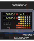 3 Axis Digital Readout DRO with user-friendly display for precision measurements on CNC milling machines and cutting tools.