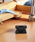 Heavy Duty Zinc Alloy Double Roller Door Latch With Ball Catch on wood surface