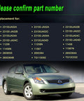 Alternator Replacement For 2007 2012 Nissan Altima, Sentra, X-Trail 2.5L L4 Engine Fits 11258, 23100JA02B, shown with car