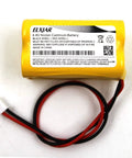 4.8V NiCd Rechargeable Battery for Emergency Exit Lighting, Yellow
