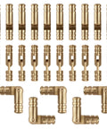 Brass Hidden Cylinder Hinges 25 Pack Invisible Brass Barrel Hinges With 270 Degree Folding Concealed Mini Hinges For Jewelry Boxes