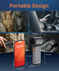 Cordless Air Duster With Stepless Speed Control And Brushless Motor Metal Shell Blower for portable dust removal
