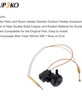 Gas Patio Heater Parts Must Have Thermocouple And Anti Tilt Switch Safety Kit with copper wires and rubber components.