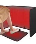 Under Desk Heater Foldable And Quiet Office Space Warmer With Timer 8 Temp Levels Auto Shut Off Energy Efficient Foot Mat
