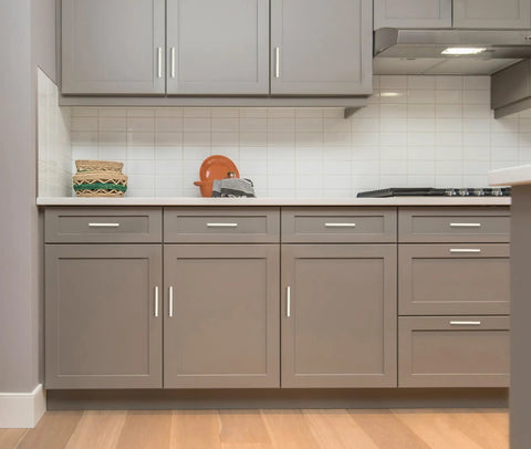 Brushed Nickel Cabinet Handles Square Pulls 5 Inch Center To Center 30 Pack Modern Kitchen Drawer Hardware Killer Look For Your Next Home Renovation Solid As A Rock You Gonna Adore