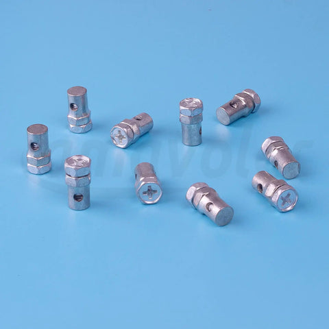 Universal Clutch Brake Throttle Cable Ends And Stops One Eighth Inch Cable Clamps Lock Repair Kit for motorcycle scooter 10 pack
