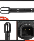 A-Premium A/C evaporator temperature sensor, 2-pin connector, black plastic automotive part.