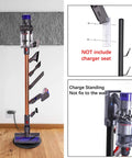 Freestanding Cordless Vacuum Dock And Storage Stand With 6 Hooks Metal Organizer Bracket For V15 Detect V11 V10 V8 V7 V6
