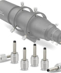 Six Pack M5 Threaded Telescope Finderscope And Guidescope Ring Screws With Durable Nylon Tips And Teflon Inlay, shown with telescope