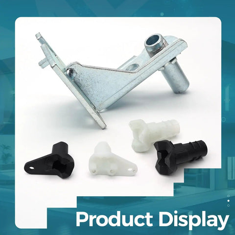 Adjustable Refrigerator Door Hinges Kit With Left And Right Hinges, Door Closers, And Bearings - Hassle-Free Repair Kit