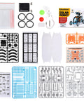 190-piece 12 In 1 Solar Power Robot Kit For Kids Aged 8 To 13, STEM Building Toy with robot parts and instructions