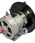 Fresh Out The Box Sixty Amp Alternator Kit For Volkswagen Beetle showing detailed view of silver alternator with black casing.