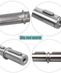Output Shaft For NMRV040 Worm Gear Box With Gaskets S Ring Corner Pin For Nema 34 Stepper Motor RV040 18mm Diameter.