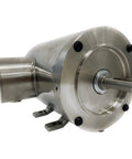 Tough As Nails 3Hp Stainless Steel Gearmotor 1800Rpm 575 Volt Three Phase TENV 182Tc Frame close-up with rigid foot mount