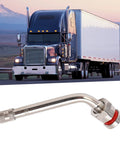 Pro Grade Heavy Duty Truck Tire Valve Stems With 60 Degree Extension Adapters TR545D for Alcoa 22.5 Inch and 24.5 Inch Wheels