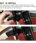 Installation of One Pair Replacement Brake Pads Kit For Indoor Bikes Compatible With IC Elite IC Pro DX900 Evolution Series
