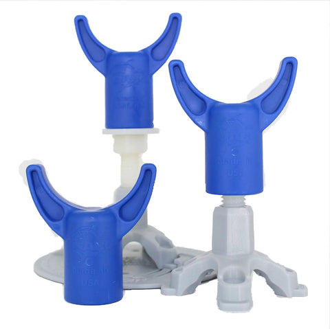 FinCap Concrete Screed Chair Stay In Place Slab Support For 1-1/2 Inch ID Pipe Non Corrosive Polymer Fits 1/2 Inch Or 5/8 Inch Rebar