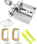 Beefy Leather Strap Cutter With 7075 Aluminum Alloy Plate, Rugged Belt Cutting Machine, Max 60mm Cut Width, tools, clamps