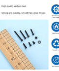 Heavy Duty M2 Screws And Nuts Kit With Hex Socket Button Head Cap Screws And Machine Screws Set Metric Nuts Assortment