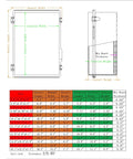 Diagram showing measurements for Ip67 Waterproof Electrical Junction Box in Grey Abs Plastic with mounting details and dimensions.