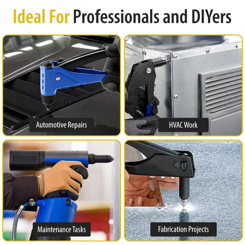 Top Shelf Aluminum Blind Pop Rivets Heavy Duty Fastener Pack delivers knockout hold for HVAC and automotive repair projects.