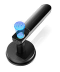 Fingerprint Door Lock No Key Needed With 0.2 Second Auto Unlock, 100 Biometric Profiles, left or right adjustable handle, black