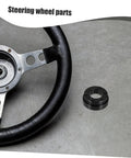Racing Steering Wheel Adapter Plate for Modified Cars and Sim Racing Durable Alloy Wheel Adapter on Concrete