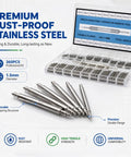 Top Shelf 360 Piece Watch Band Pins With Heavy Duty Link Pin Remover Tool For Quick Swap Adjustments And Rock Solid 316 Stainless Steel fixes.