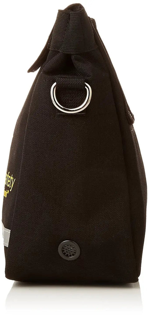 Side view of Rugged Python Safety Tool Pouch built with heavy duty canvas and inner lining, showing D-ring attachment point.