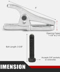 Universal Ball Joint Separator Tool Beefed Up For Cars Trucks And ATVs Heavy Duty Ball Joint Removal Kit dimensions and bolt