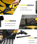Cordless Handheld Vacuum Cleaner for Home and Car, 8000Pa Powerful Suction, 120W Motor with interchangeable nozzles