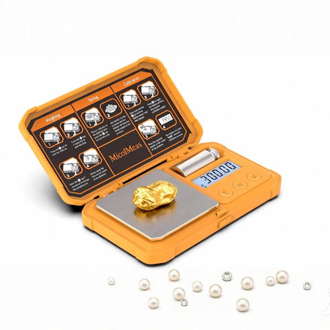 Ultra Accurate Digital Gram Scale For Jewelry And Coins, Pocket Size Scale With 200 X 0.01g Precision, Includes 50g Calibration Weight