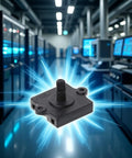 4 Position Rotary Heater Blower Switch With 3 Speed Settings, Pro Grade Industrial Knob highlighted in a high-tech workspace