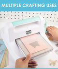 Beginner Friendly Die Cutting And Embossing Machine Kit For Card Making And Crafting with A5 die cutter in use