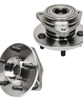 Front Wheel Bearing Hubs Kit For Jeep Cherokee Grand Cherokee Wrangler TJ Wagoneer And Comanche - Two Front Hub Assemblies With Bearings