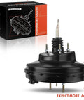 Tough As Nails Vacuum Brake Booster For Ford Bronco And F150 1994 To 1996 black steel single diaphragm with threaded studs.