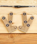 2 Pack Bronze Hidden Door Pivot Hinges Heavy Duty Concealed Screen Fittings with Up Down Shaft for Secret Doors and Cabinets