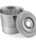 Stainless steel design of Universal Reusable K Cup Filters For Single Cup Coffee Makers Compatible With 1.0 And 2.0 Models