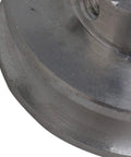 Close-up of V Shape Aluminum Alloy Pulley Wheel for Motor Shaft 3.1x1.5x0.8cm with polished metal surface detail