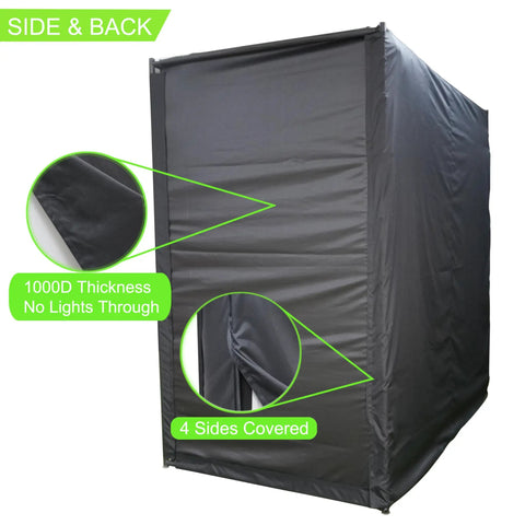 Indoor Golf Simulator Enclosure For Home Practice And Training Complete At Home Golf Setup Kit, 4-sided weather-resistant enclosure