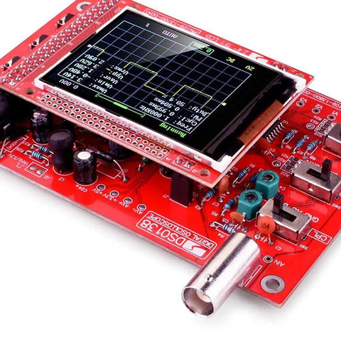 Handheld DIY Oscilloscope Kit With 1 MSPS Real Time Sampling, 2.4 Inch Color TFT Display, ARM Cortex M3 Microcontroller board