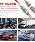 Deutsch Connector Crimp Tool For 14 To 18 AWG Closed Barrel Pins, applications in automotive, marine, truck and motorcycle industries