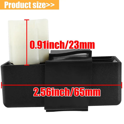 Ride Ready CDI Box For Honda ATC And TRX Quad Bikes Including ATC 110 125M 200 200M 200S 200X 250R TRX200 1983 1985 Replacement Parts with dimensions 0.91 inch by 2.56 inch