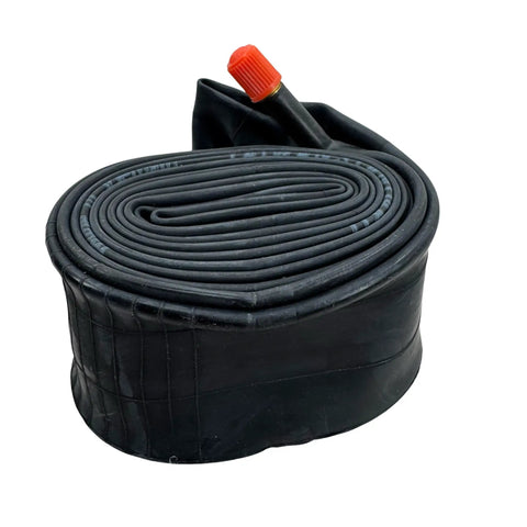 Rolled Welter Weight 27.5 Inch Inner Tube With Schrader Valve, Puncture Resistant MTB Tube Fits 1.90 To 2.35 Tire Widths