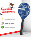 Electric Fly Zapper Racket Battery Operated Bug Killer Handheld Pest Control For Mosquitoes And Insects Indoor And Outdoor Use 44 Cm Long 17 Cm Wide Safe 3 Layer Mesh Design