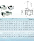 SBR12 Linear Rail Kit diagram with dimensions and specifications for CNC routers, lathes, mills showing four SBR12UU bearing blocks.