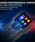 OBD2 Car Code Reader And Oil Light Reset Scanner For 1996 And Up Cars featuring enhanced circuit protection and display