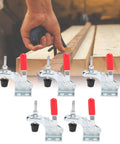 Five Pack Quick Release Toggle Clamps For Vertical Fixtures Heavy Duty Workholding Tool With 30 Kg Clamping Force