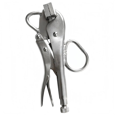 Heavy Duty Locking Pliers For Sheet Metal And Welding Duckbill Style With Large Pull Tabs High Carbon Steel Construction
