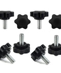 Must Have Eight Piece M6 Bolt Knob Kit For Logitech G25 G27 G29 G920 G923 Steering Wheel With Durable Metal And Plastic Build